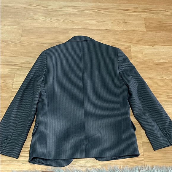 Calvin Klein Charcoal Pinstripe Suit - Picture 7 of 9
